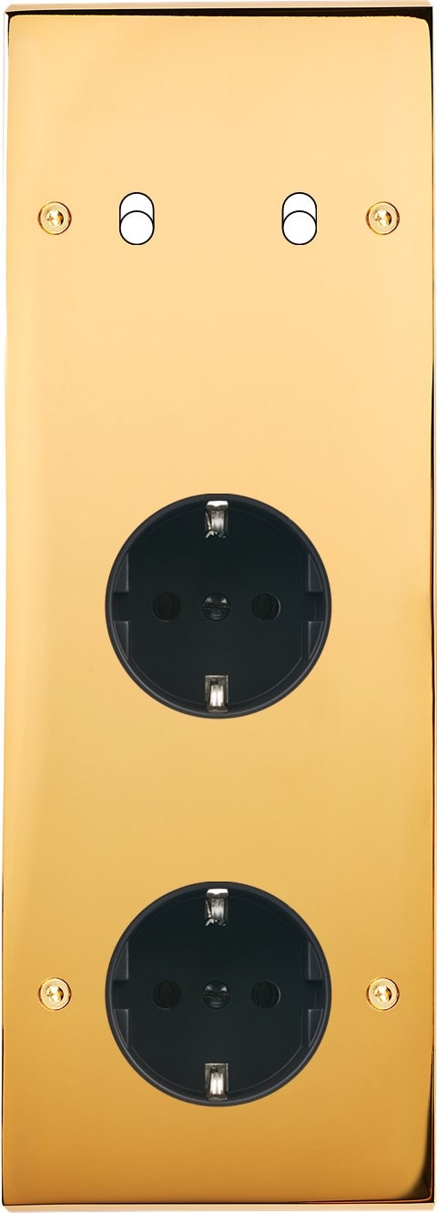 MODELEC - Façade Confidence Laiton Or Miroir Triple Verticale B2 PCK Pck V