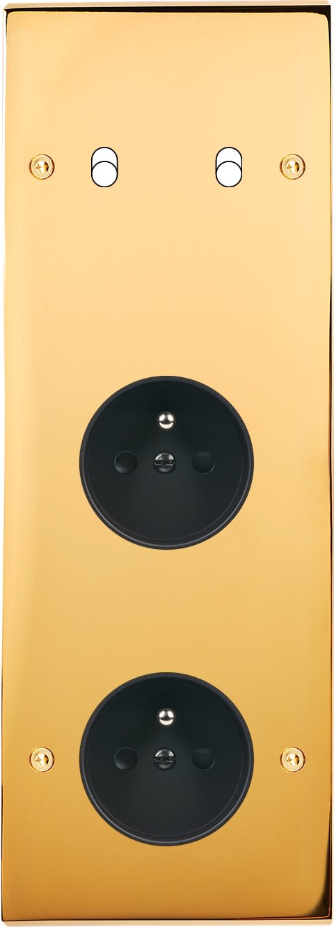 MODELEC - Façade Confidence Laiton Or Miroir Triple Verticale B2 PC Pc à Vis