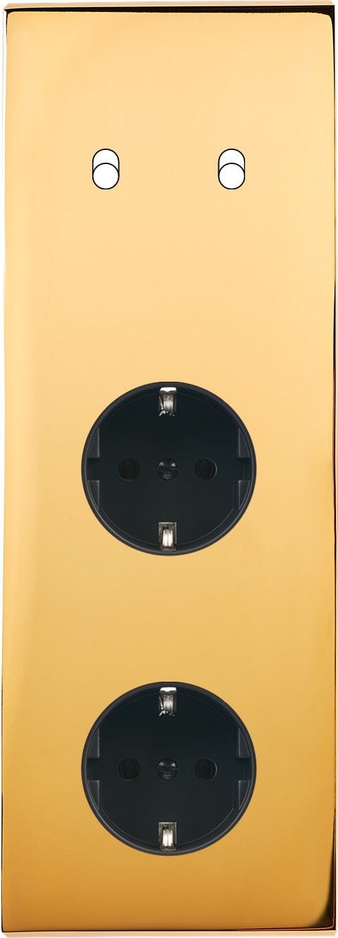 MODELEC - Façade Confidence Laiton Or Miroir Triple Verticale B2 PCK Pck