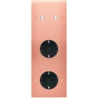 MODELEC - Façade Confidence Laiton Cuivre Satine Triple Verticale B2 PCK Pck V