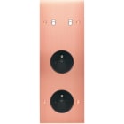 MODELEC - Façade Confidence Laiton Cuivre Satine Triple Verticale B2 PC Pc à Vis