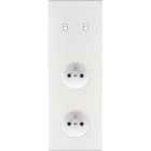 MODELEC - Façade Confidence Laiton Blanc Email Triple Verticale B2 PC Pc