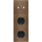 MODELEC - Façade Fascination Laiton Coslan Triple Verticale B2 PCK Pck