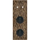 MODELEC - Façade Fascination Laiton Fauve Triple Verticale B2 PC Pc