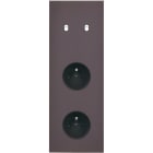 MODELEC - Façade Désir Anthracite Mat Triple Verticale B2 PC Pc