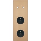 MODELEC - Façade Désir Doré Mat Triple Verticale B2 PC Pc