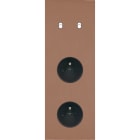 MODELEC - Façade Désir Moka Mat Triple Verticale B2 PC Pc