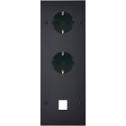 MODELEC - Façade Confidence Laiton Noir Mat Triple Verticale Pckpckm1 V