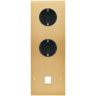 MODELEC - Façade Confidence Laiton Brosse Triple Verticale PCK Pck M1 Vis