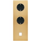 MODELEC - Façade Confidence Laiton Brosse Triple Verticale PCK Pck M1