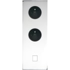 MODELEC - Façade Confidence Laiton Chrome Triple Verticale PC Pc M1