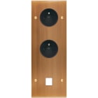 MODELEC - Façade Confidence Laiton Vieux Bronze Triple Verticale PC Pc M1 à Vis
