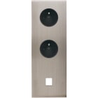 MODELEC - Façade Confidence Laiton Nickel Satine Triple Verticale PC Pc M1