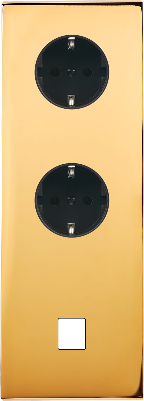 MODELEC - Façade Confidence Laiton Or Miroir Triple Verticale PCK Pck M1