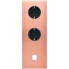 MODELEC - Façade Confidence Laiton Cuivre Satine Triple Verticale PCK Pck M1 V