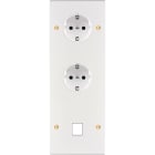 MODELEC - Façade Confidence Laiton Blanc Email Triple Verticalepckpckm1 V