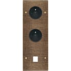 MODELEC - Façade Fascination Laiton Coslan Triple Verticale PC Pc M1 à Vis