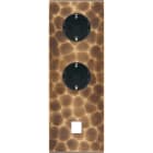 MODELEC - Façade Fascination Laiton Onde Triple Verticale PCK Pck M1