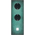 MODELEC - Façade Fascination Laiton Jade Triple Verticale PCK Pck M1