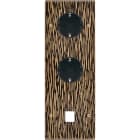 MODELEC - Façade Fascination Laiton Fauve Triple Verticale Pckpckm1 V