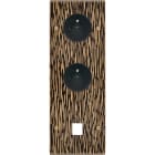 MODELEC - Façade Fascination Laiton Fauve Triple Verticale PC Pc M1 à Vis
