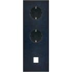 MODELEC - Façade Fascination Laiton Ombre Triple Verticale PCK Pck M1