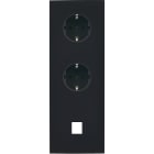 MODELEC - Façade Désir Noir Mat Triple Verticale PCK Pck M1