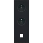 MODELEC - Façade Désir Noir Mat Triple Verticale PC Pc 1 Media