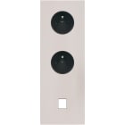 MODELEC - Façade Désir Gris Perle Mat Triple Verticale PC Pc 1 Media