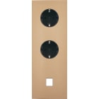 MODELEC - Façade Désir Doré Mat Triple Verticale PCK Pck M1