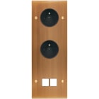 MODELEC - Façade Confidence Laiton Vieux Bronze Triple Verticale PC Pc M2 à Vis