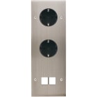 MODELEC - Façade Confidence Laiton Nickel Satine Triple Verticale Pckpckm2 V