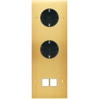 MODELEC - Façade Confidence Laiton Satine Triple Verticale PCK Pck M2 V