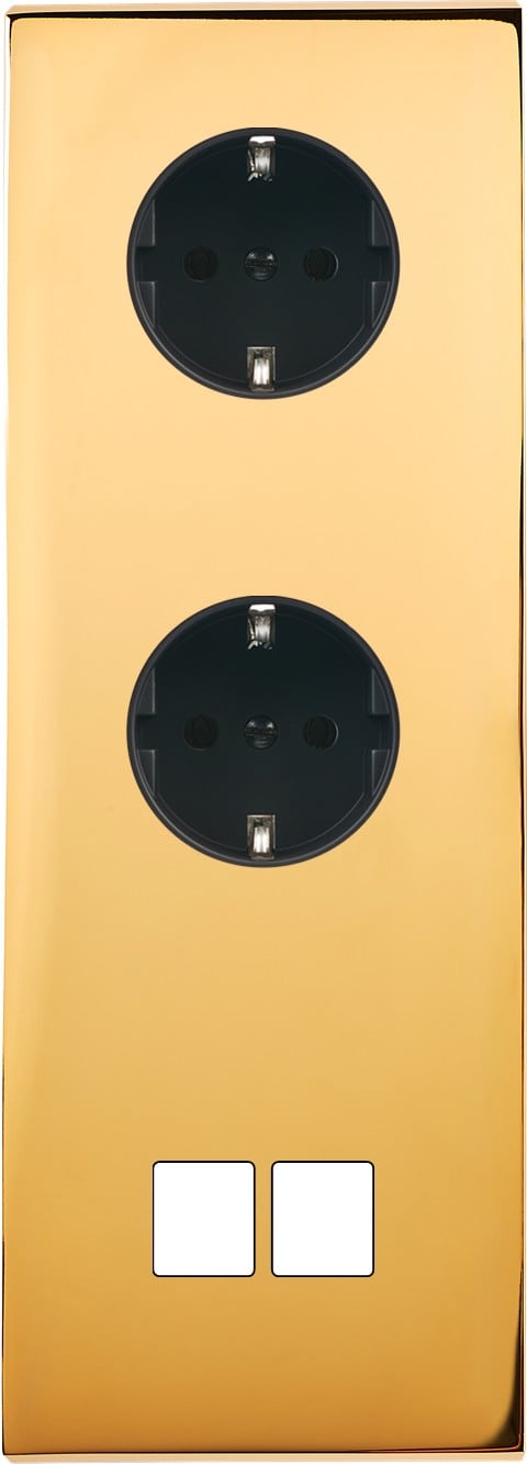 MODELEC - Façade Confidence Laiton Or Miroir Triple Verticale PCK Pck M2