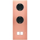 MODELEC - Façade Confidence Laiton Cuivre Satine Triple Verticale PCK Pck M2 V