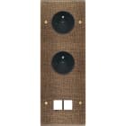 MODELEC - Façade Fascination Laiton Coslan Triple Verticale PC Pc M2 à Vis