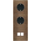 MODELEC - Façade Fascination Laiton Coslan Triple Verticale PCK Pck M2