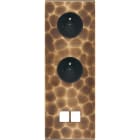 MODELEC - Façade Fascination Laiton Onde Triple Verticale PC Pc M2