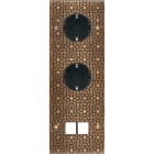 MODELEC - Façade Fascination Laiton Atlas Triple Verticale Pckpckm2 V