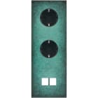 MODELEC - Façade Fascination Laiton Jade Triple Verticale PCK Pck M2