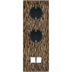 MODELEC - Façade Fascination Laiton Fauve Triple Verticale PCK Pck M2