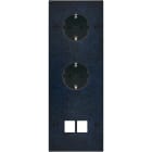 MODELEC - Façade Fascination Laiton Ombre Triple Verticale Pckpckm2 V