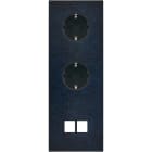 MODELEC - Façade Fascination Laiton Ombre Triple Verticale PCK Pck M2