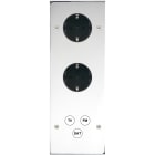 MODELEC - Façade Confidence Laiton Chrome Triple Verticale Pckpckc3 V