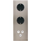 MODELEC - Façade Confidence Laiton Nickel Satine Triple Verticale Pckpckc3