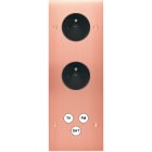 MODELEC - Façade Confidence Laiton Cuivre Satine Triple Verticale PC Pc C3 à Vis