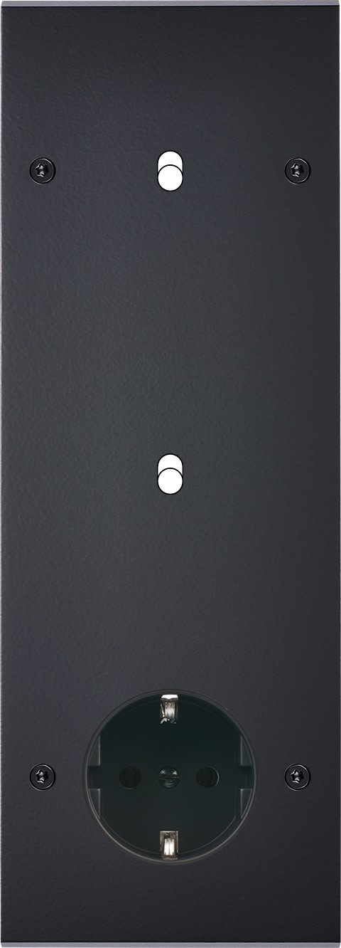 MODELEC - Façade Confidence Laiton Noir Mat Triple Verticale B1 B1 PCK V