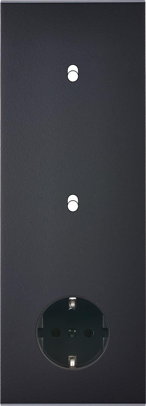 MODELEC - Façade Confidence Laiton Noir Mat Triple Verticale B1 B1 Pck