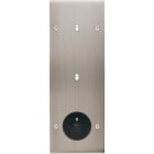 MODELEC - Façade Confidence Laiton Nickel Satine Triple Verticale B1 B1 PC à Vis