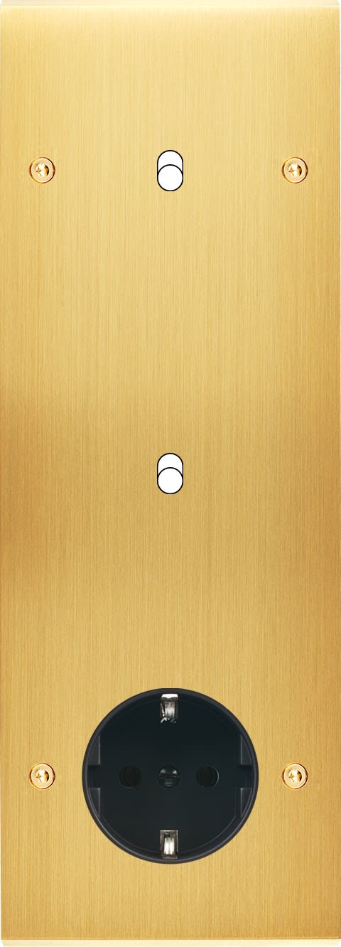 MODELEC - Façade Confidence Laiton Satine Triple Verticale B1 B1 PCK V